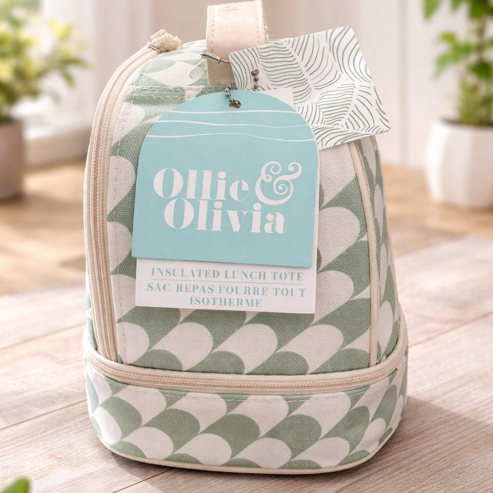 Ollie & Olivia Insulated Lunch Tote w/ Container | NEW - Picture 2 of 4